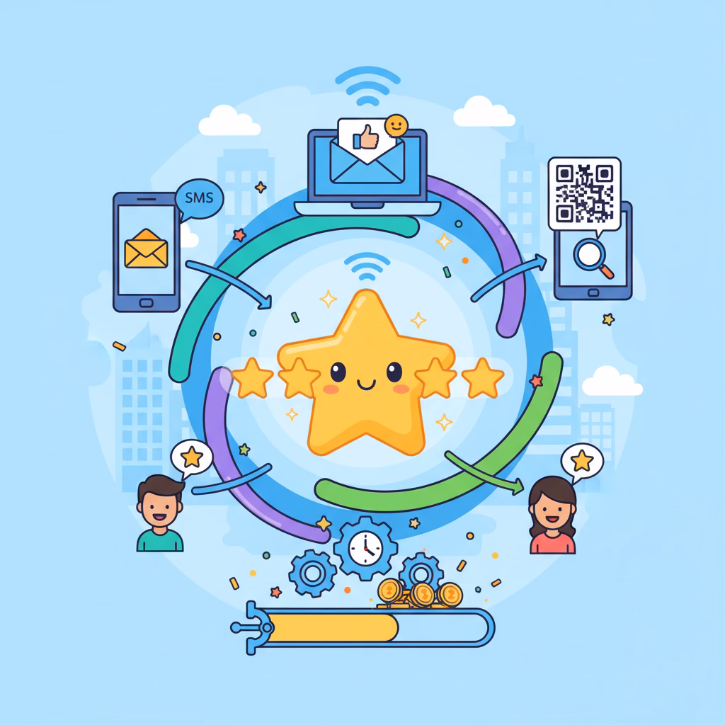 Boostez Votre Réputation : Guide Complet pour une Campagne d'Avis Efficace par SMS, Email et QR Code