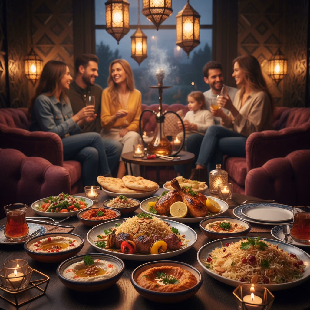Eine kulinarische Reise: Entdecken Sie die moderne orientalische Küche im Glow Restaurant & Shisha Bar in Essen