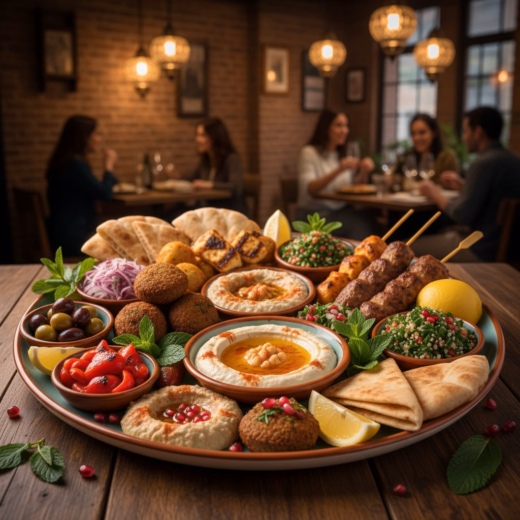 Die perfekte Mezze-Platte in Essen: So genießen Sie orientalische Vorspeisen im Glow
