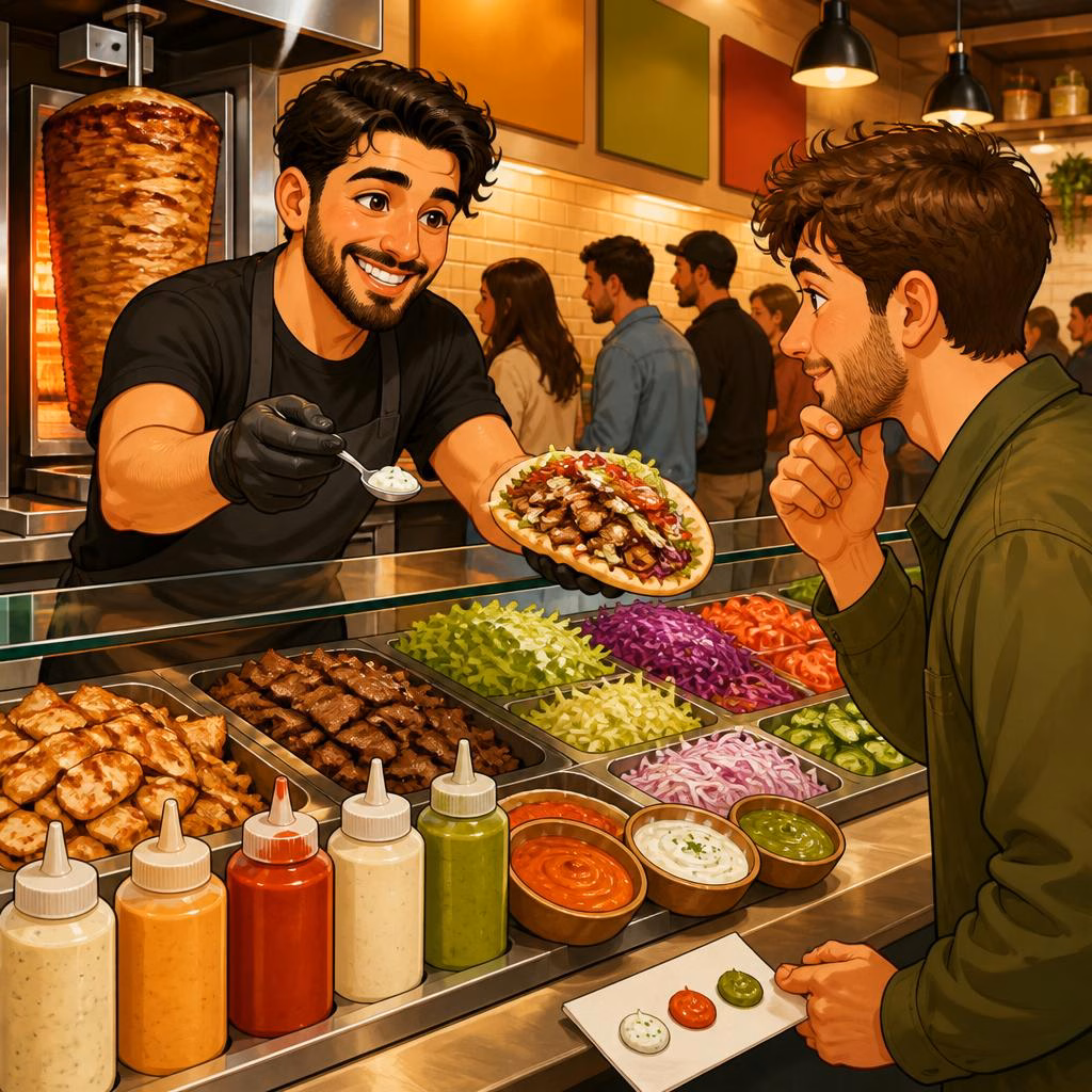 How to Customize Your Döner Like in Germany: Practical Sauce, Salad & Meat Tips