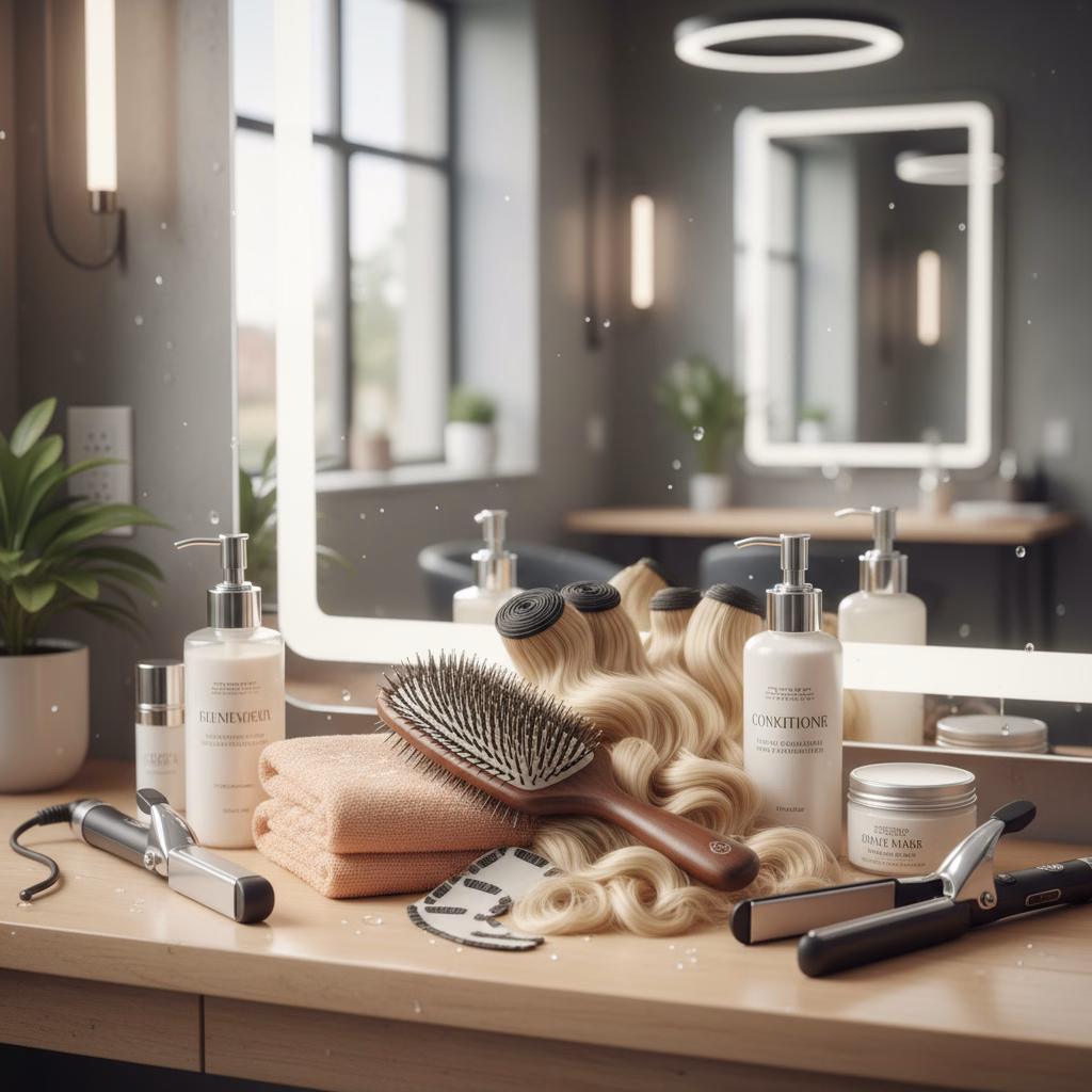 Extensions richtig pflegen: So bleiben Ihre Haarverlängerungen aus Bergheim lange schön