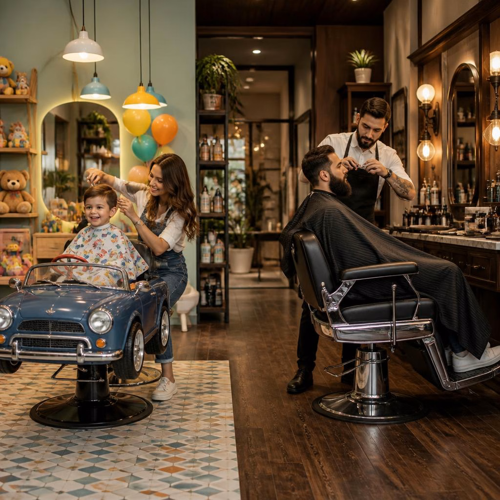 Salon pentru copii vs. frizerie obișnuită în București: cum alegi cea mai bună opțiune pentru tunsul celor mici