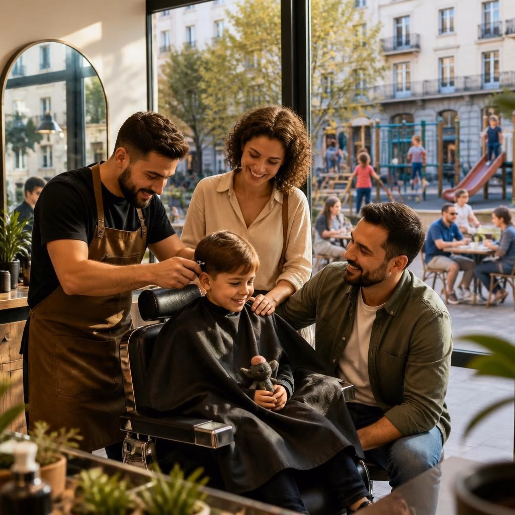Cum transformi vizita la frizerie într-o ieșire de familie reușită în București (zona Mihai Bravu)