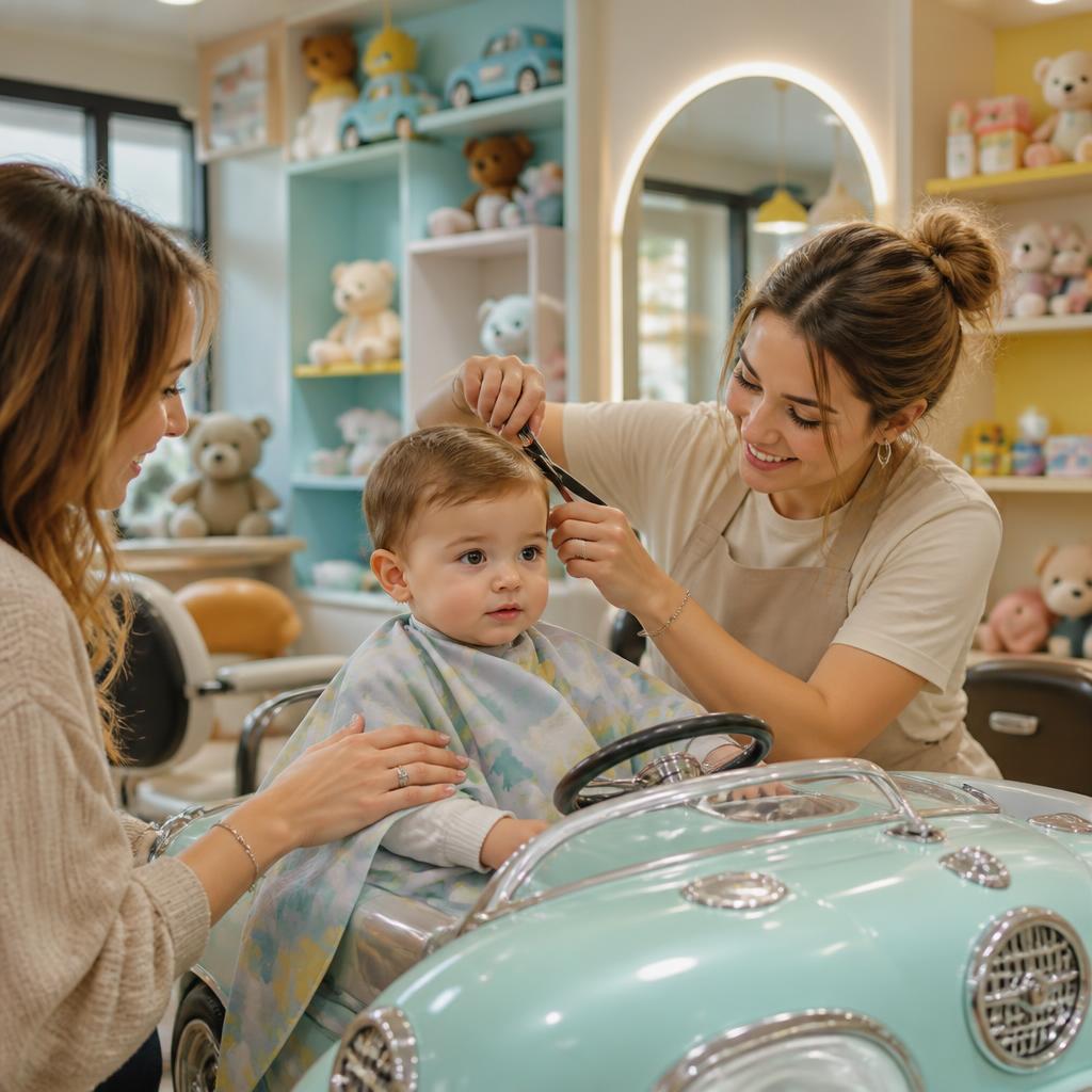 Prima tunsoare a bebelușului în București: vârstă potrivită, pregătire și ce se întâmplă în salon