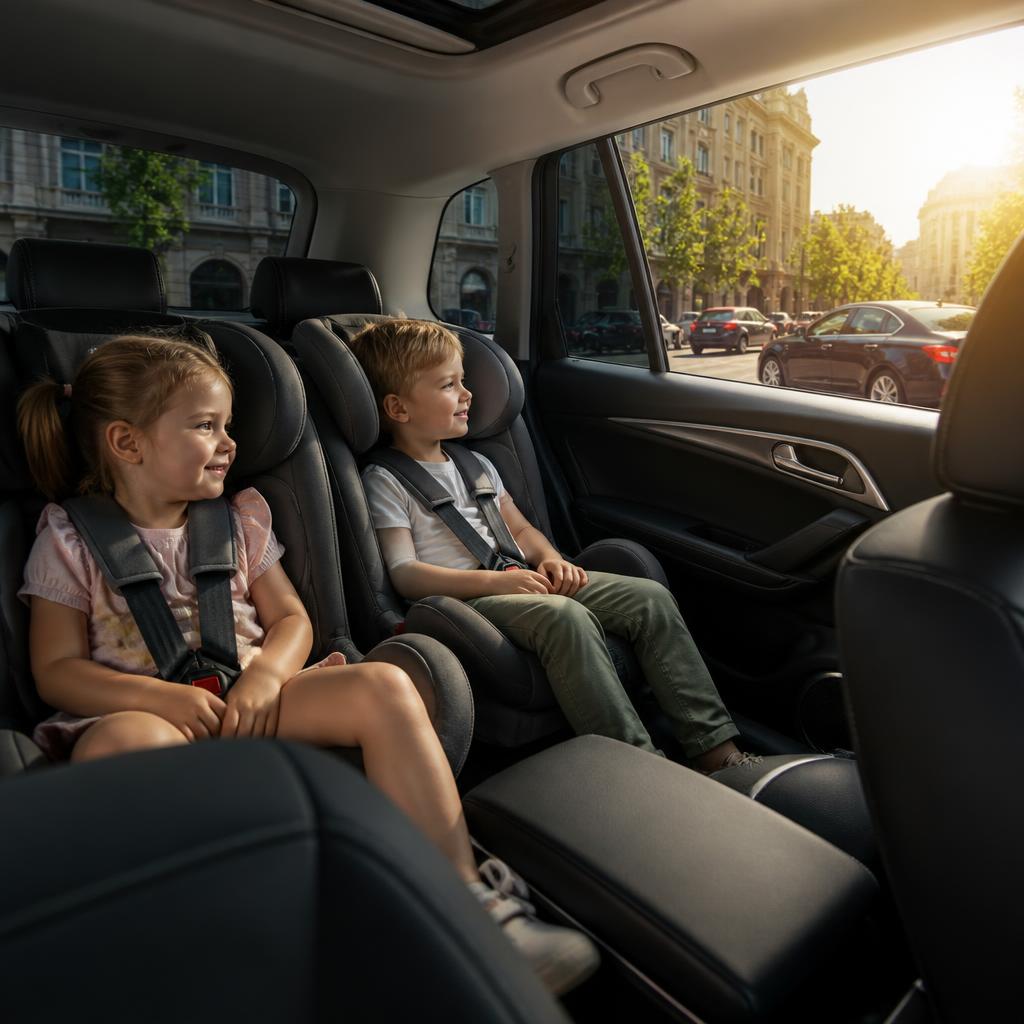 Folie auto pentru mașini de familie în București: protecție pentru copii și interior