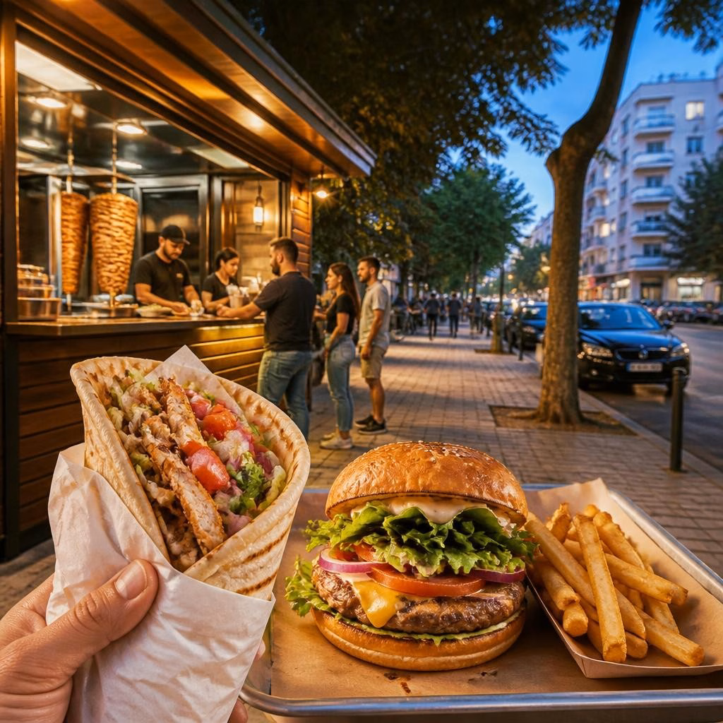 Street food în Giurgiu: cum alegi un loc bun pentru shaorma și burger la drum