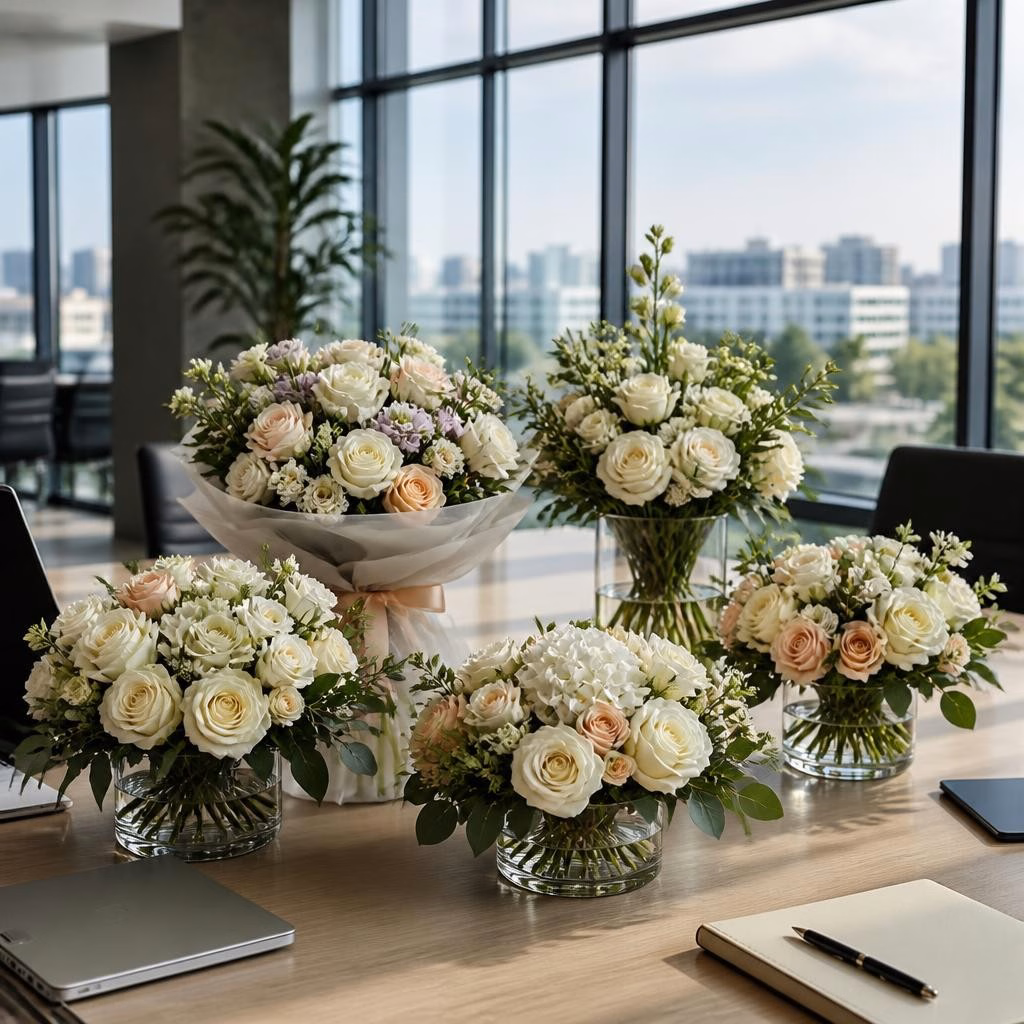 Cum alegi florile potrivite pentru un cadou corporate în București–Ilfov
