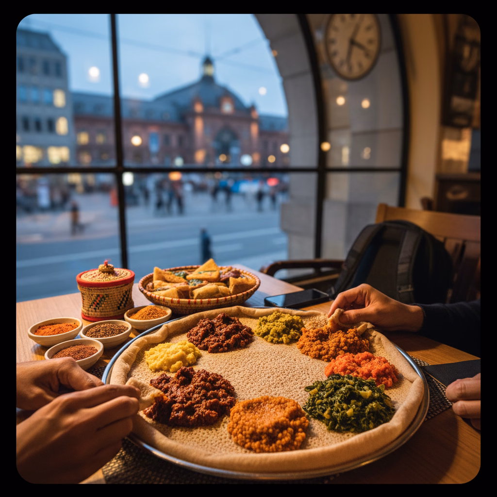 A Culinary Stopover: Queen of Sheba Near Frankfurt Central Station