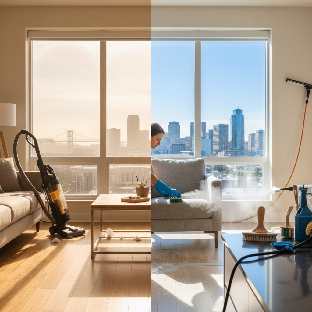 Deep Cleaning vs. Standard Cleaning: What Sacramento Homeowners Need to Know
