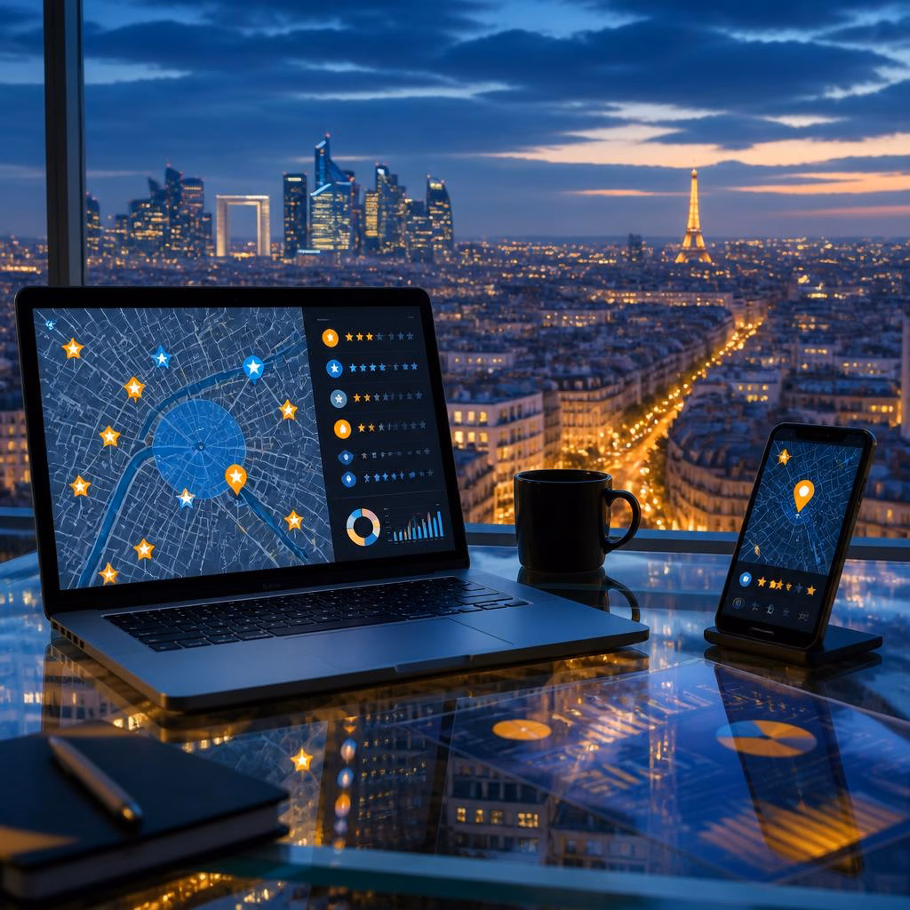 Avis Google et référencement local : ce que doivent savoir les PME d’Île‑de‑France