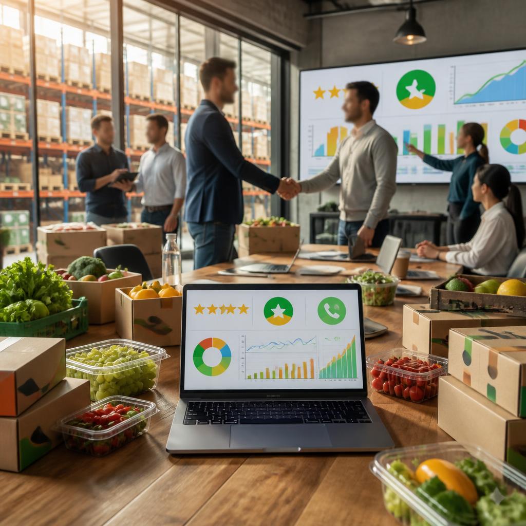 Grossistes et B2B alimentaires : sécuriser vos contrats grâce à une e-réputation solide