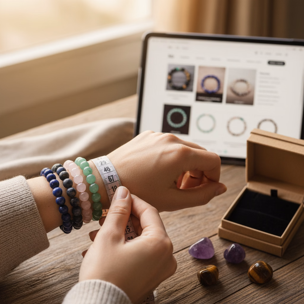 Choisir la Taille Idéale de Votre Bracelet en Pierres Naturelles en Ligne : Le Guide Complet