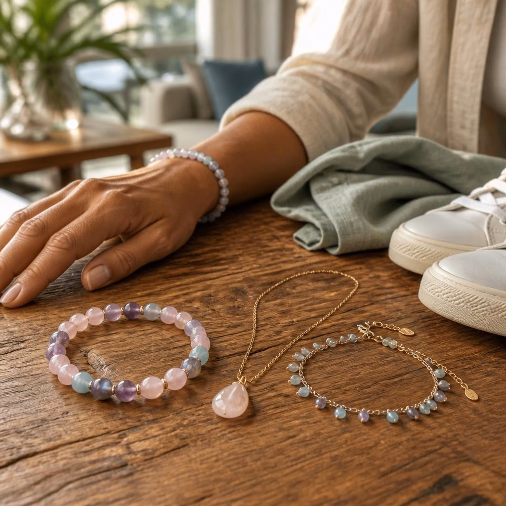 Bracelet, collier ou chaîne de cheville : choisir le bijou en pierres naturelles adapté à votre style de vie