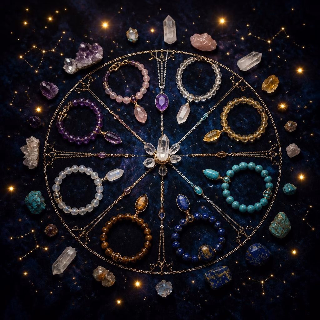 Pierres naturelles et signes astrologiques : quelles associations privilégier pour vos bijoux ?
