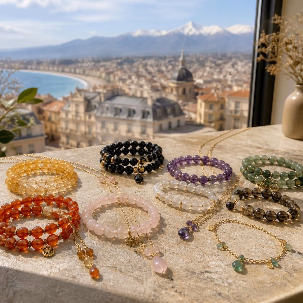 Quels bijoux en pierres naturelles choisir selon votre ville : guide pratique pour Nice, Paris, Toulouse, Grenoble et plus