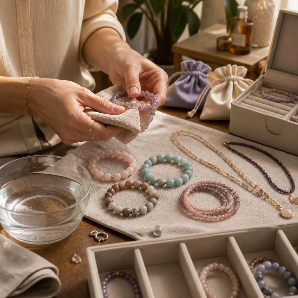 Entretenir vos bracelets et colliers en pierres naturelles : guide pratique