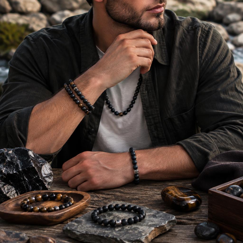 Bijoux en pierres naturelles pour homme : adopter un style discret et élégant