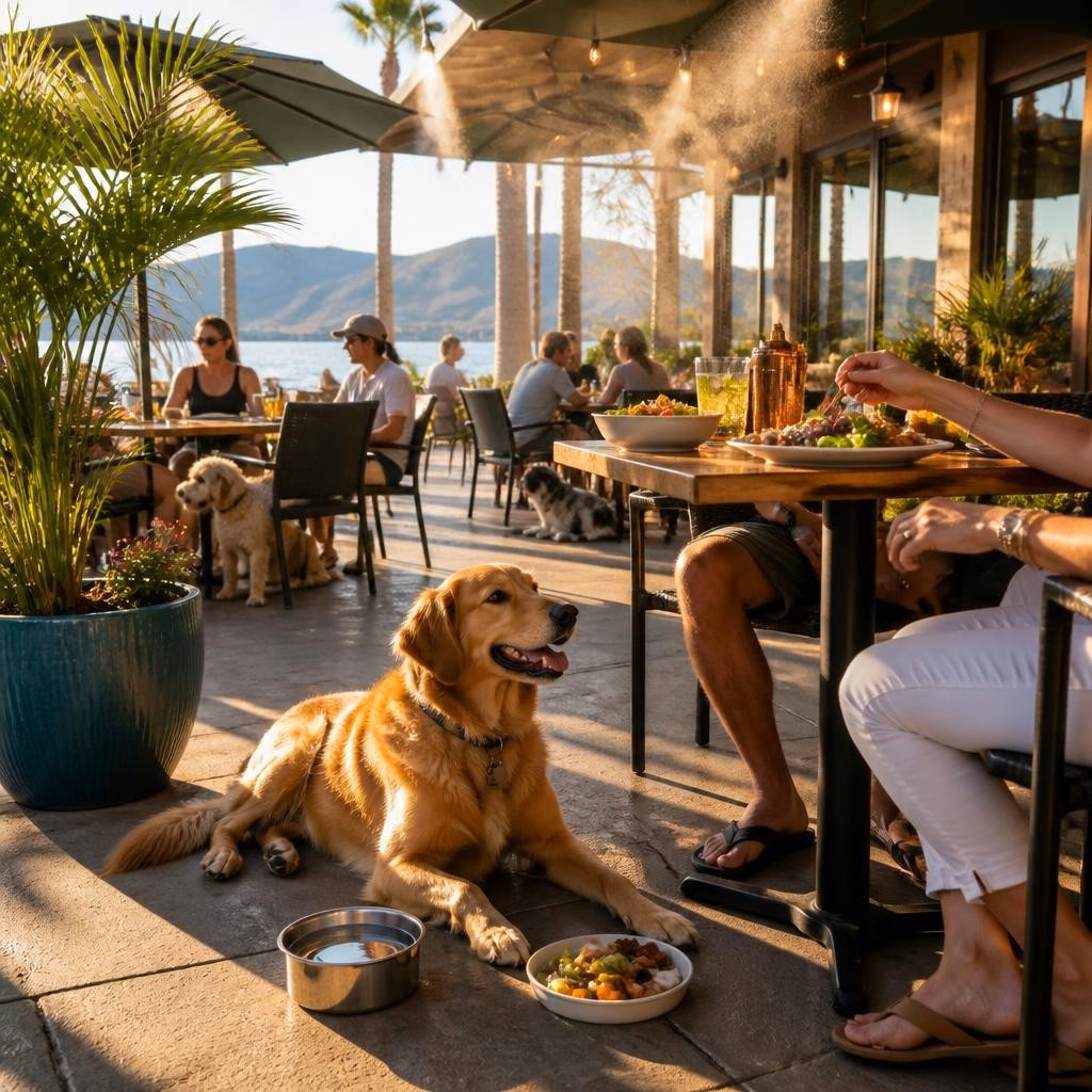 Dog-Friendly Dining in Downtown Lake Havasu: A Day Out on Jersey’s Patio