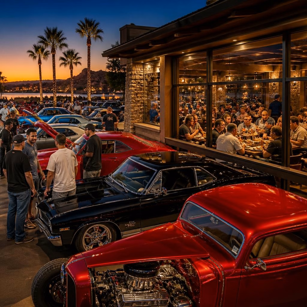 How to Plan a Hot Rod or Car Club Meet-Up at Jersey’s American Grill (Lake Havasu)