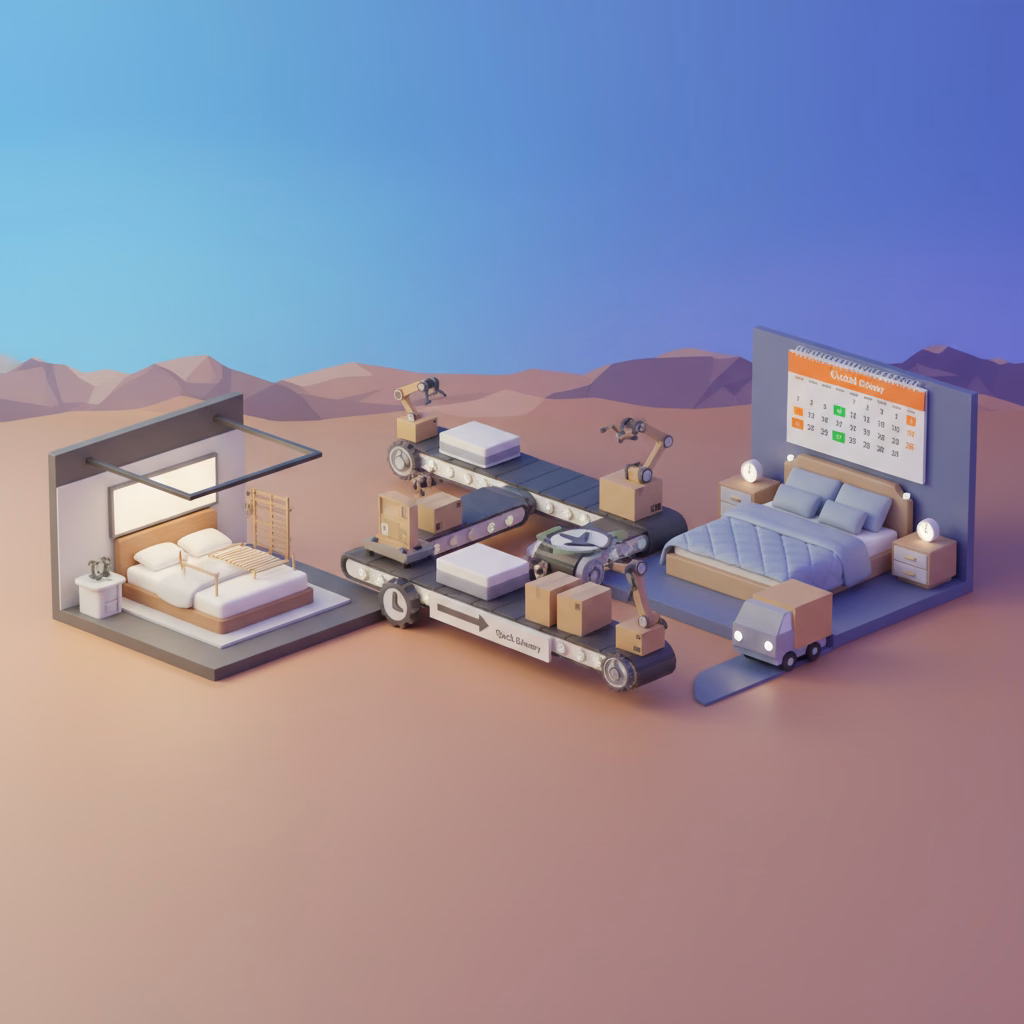 From Showroom to Sleep: Understanding Mattress & Furniture Delivery Timelines in Kingman