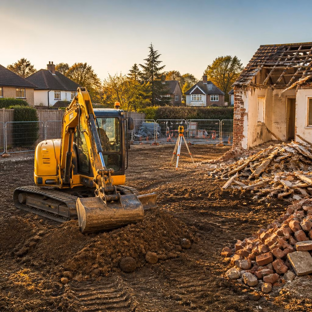 Jak przygotować działkę pod budowę domu: wyburzenia, rozbiórki i prace ziemne krok po kroku