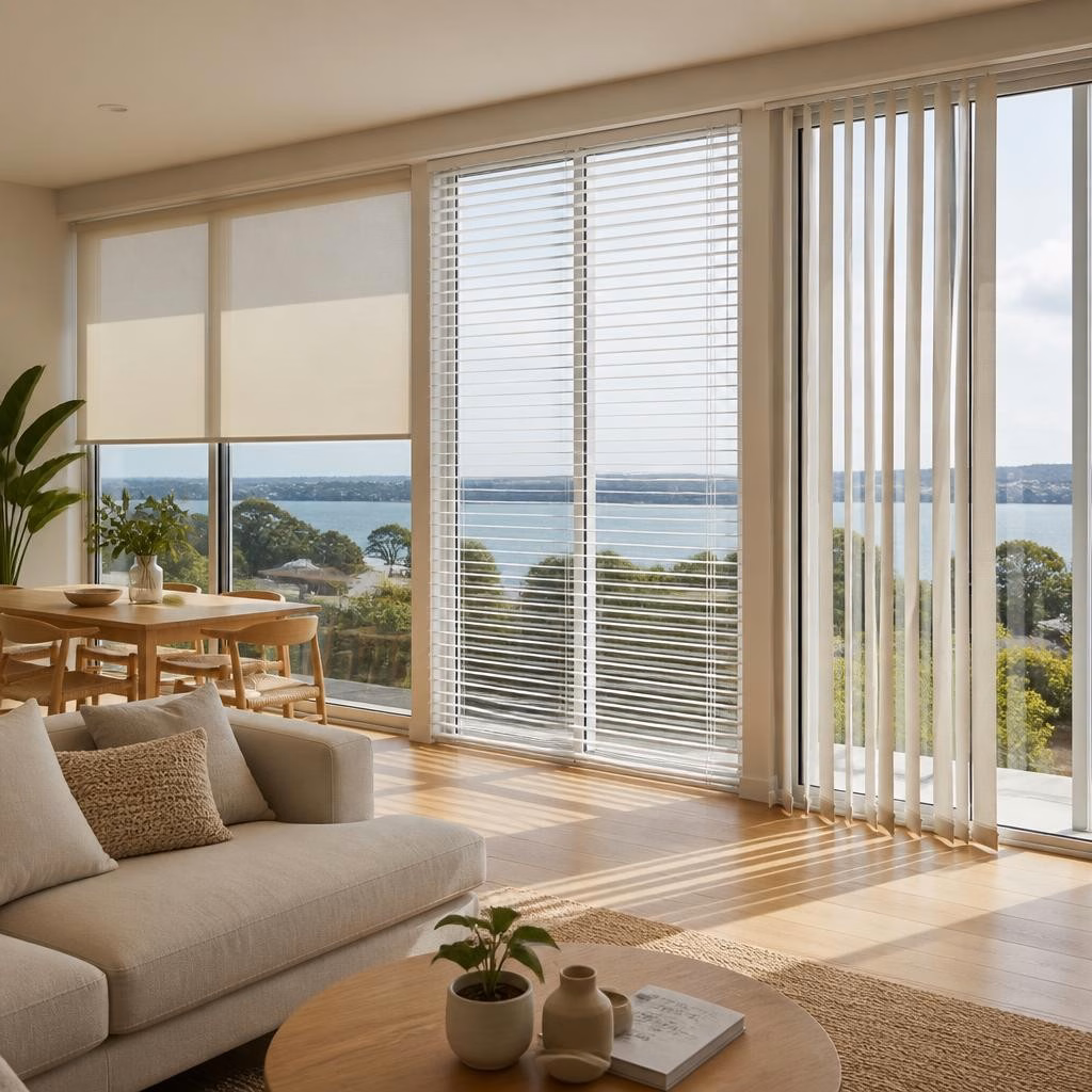 Roller vs Venetian vs Vertical: Choosing the Right Blind for Every Room in Your Auckland Home