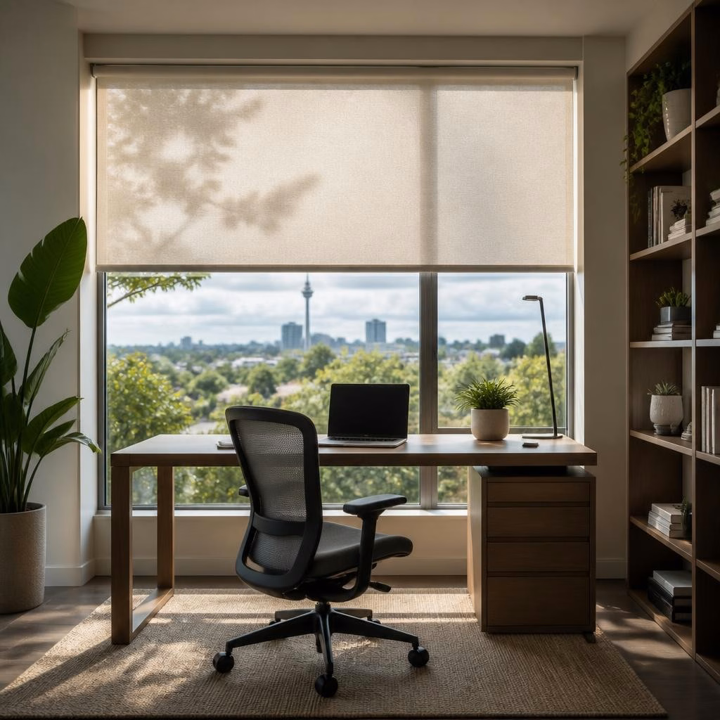 Custom Blinds for Home Offices: Reduce Glare Without Darkening the Room