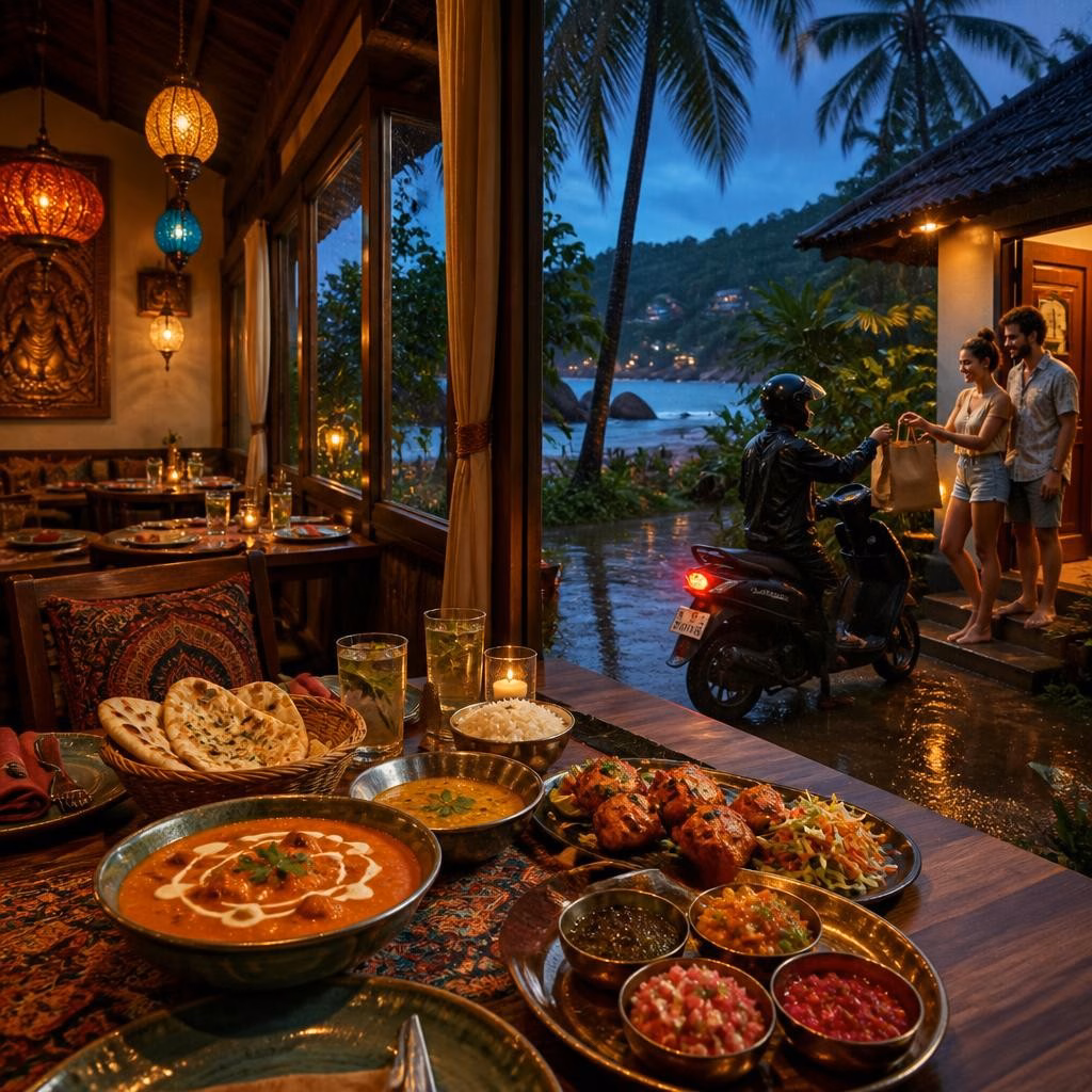 Dine-In or Delivery? How to Best Enjoy Indian Food on Koh Tao