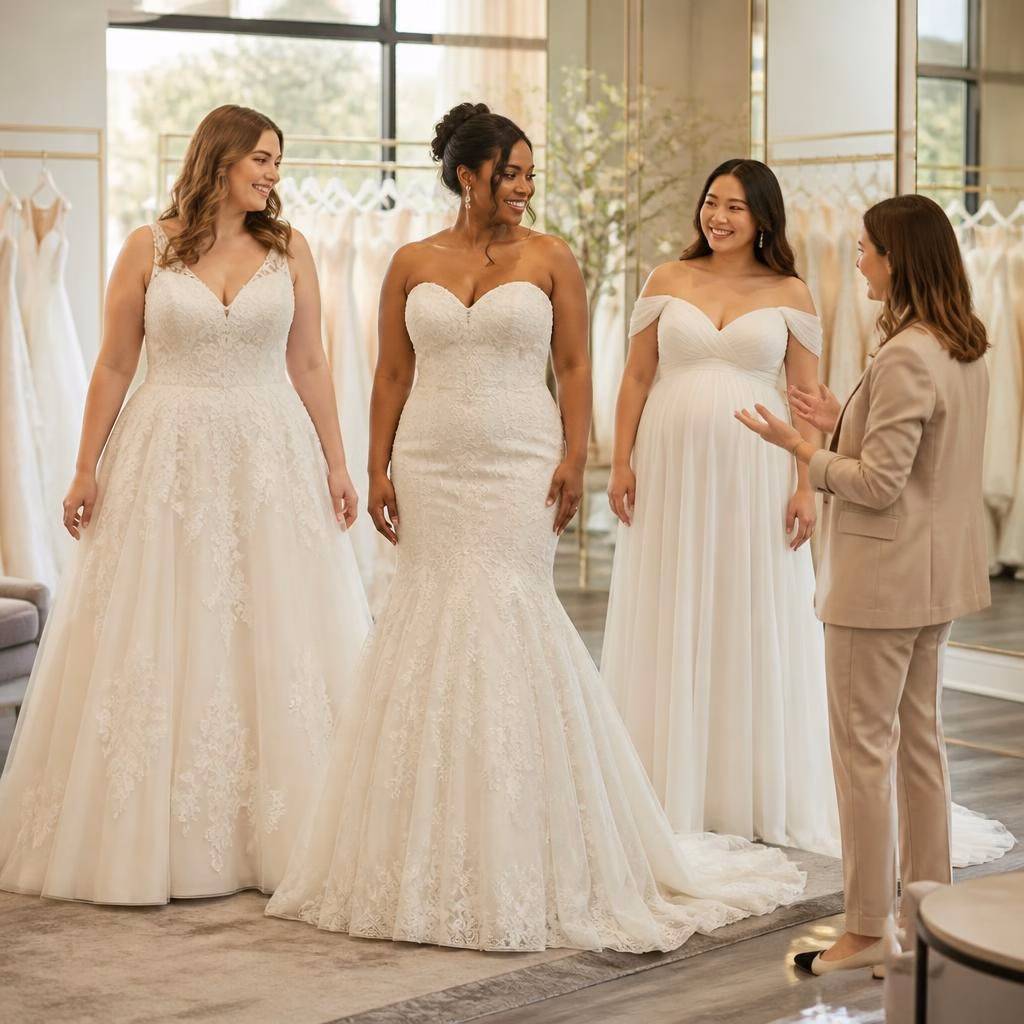 Vestido de novia para cuerpo real: Cómo elegir la silueta perfecta según tu tipo de cuerpo