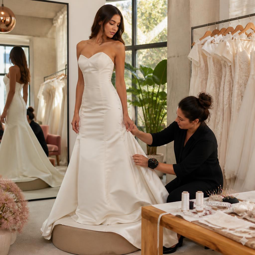 Qué ocurre después de decir “sí”: pruebas y ajustes de tu vestido de novia en Tijuana