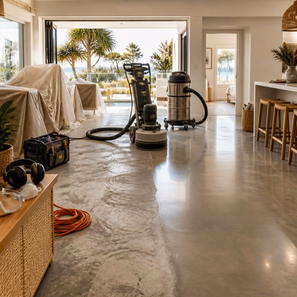 Preparing Your Gold Coast Home for Concrete Grinding, Polishing or Sealing