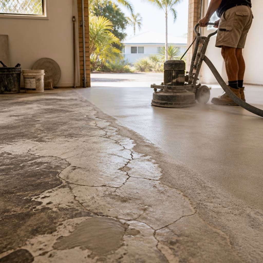 Solving common Gold Coast slab problems before polishing or coating