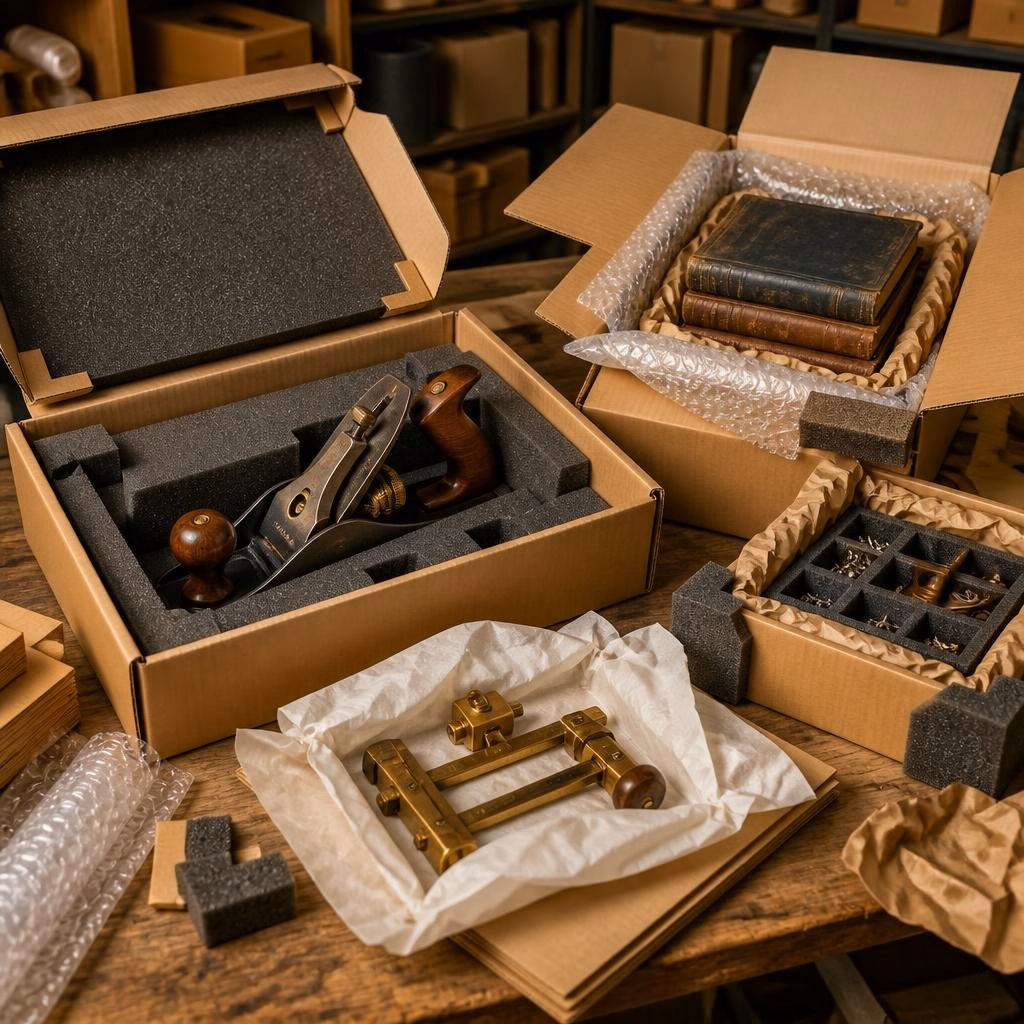 How We Pack and Protect Vintage Tools for Safe Delivery to Your Bench