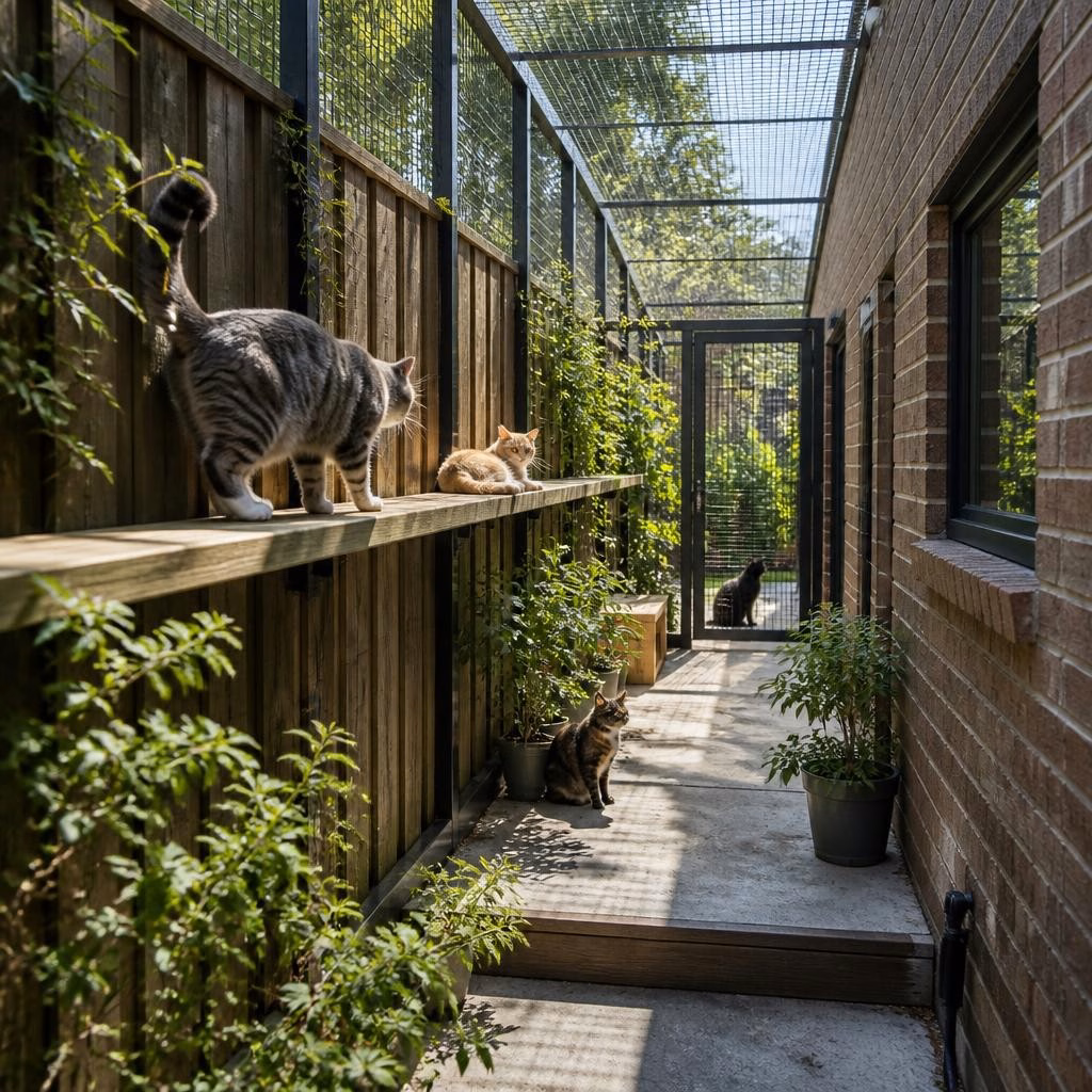Side‑of‑House Cat Runs: Turning Narrow Melbourne Passages into Safe Cat Highways
