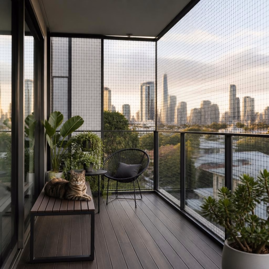 Balcony Catios for Apartments and Townhouses in Melbourne: Safe, Sleek Options for Small Outdoor Spaces