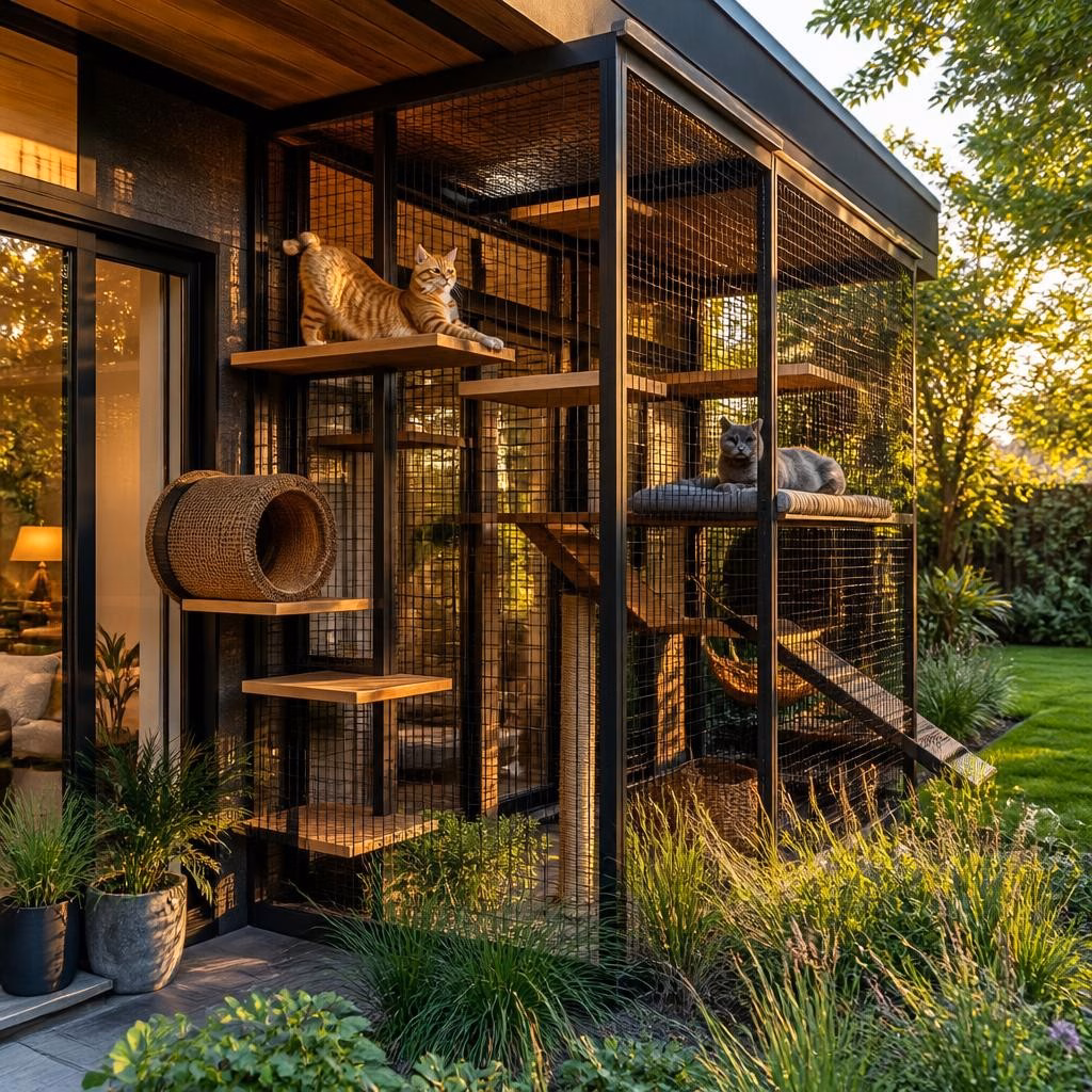 How Outdoor Cat Enclosures Improve Behaviour and Wellbeing