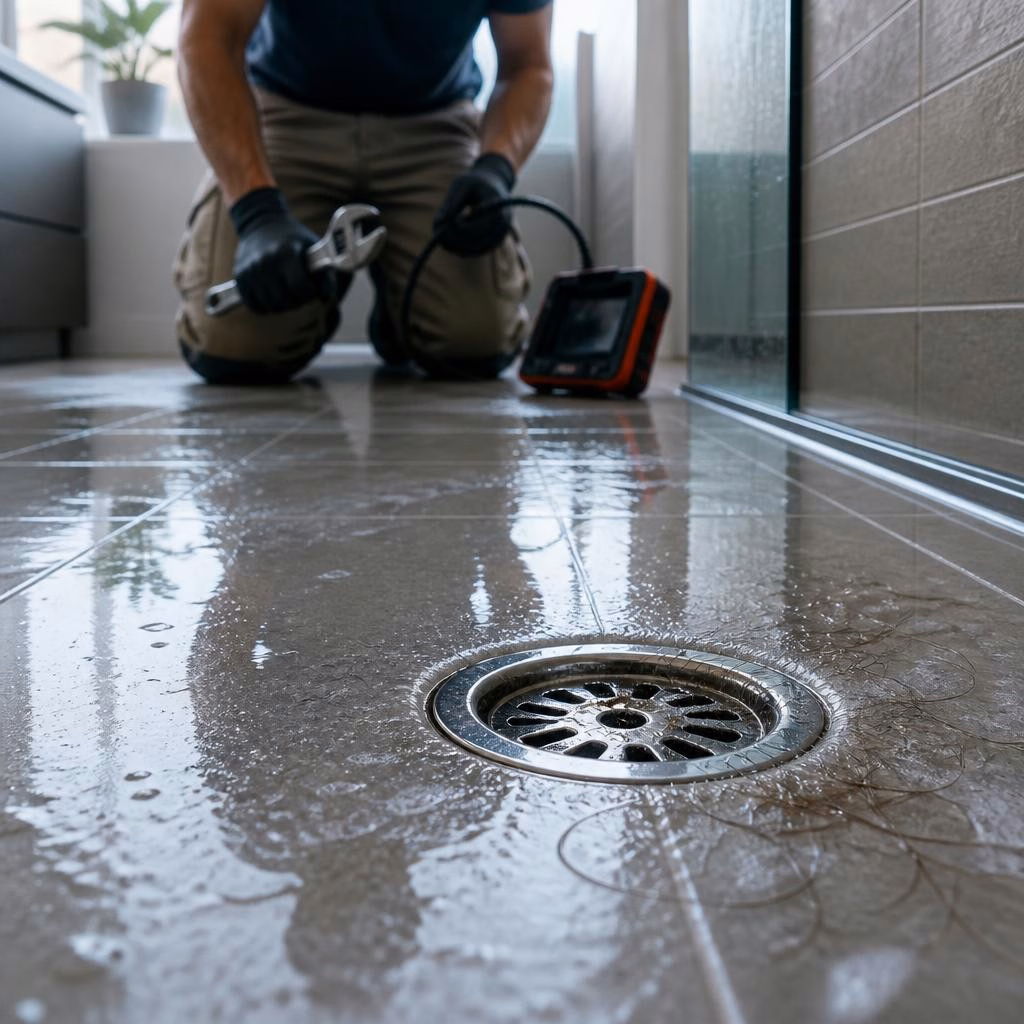 Blocked shower or bathroom drain in Hobart: causes, safe fixes, and when to call an emergency plumber
