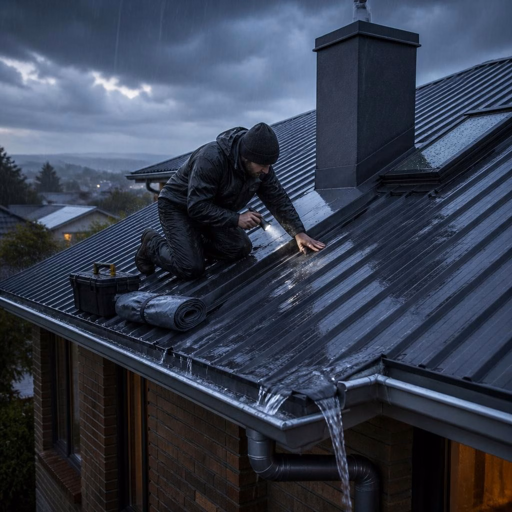 Roof leaks after a Hobart storm: Is it roofing, guttering, or plumbing?
