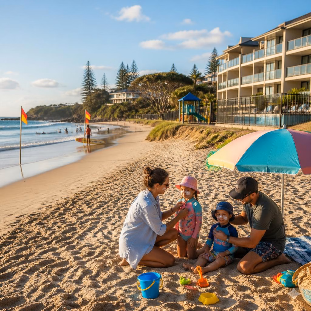 Sunshine Coast Beach Safety: Enjoying Patrolled Marcoola Beach with Kids