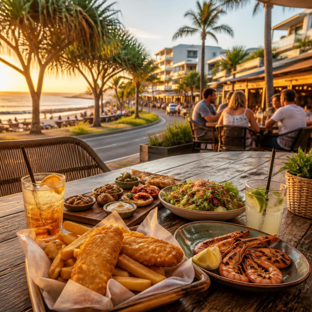 Where to Eat Near Marcoola Beach: Cafes, Fish & Chips, Tapas and Takeaway a 5‑Minute Walk from San Marino by the Sea