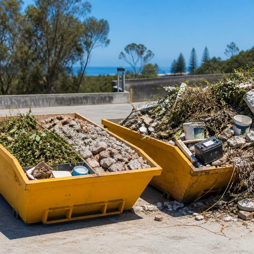 Sunshine Coast skip bin rules: how to avoid extra fees for contaminated or overweight loads