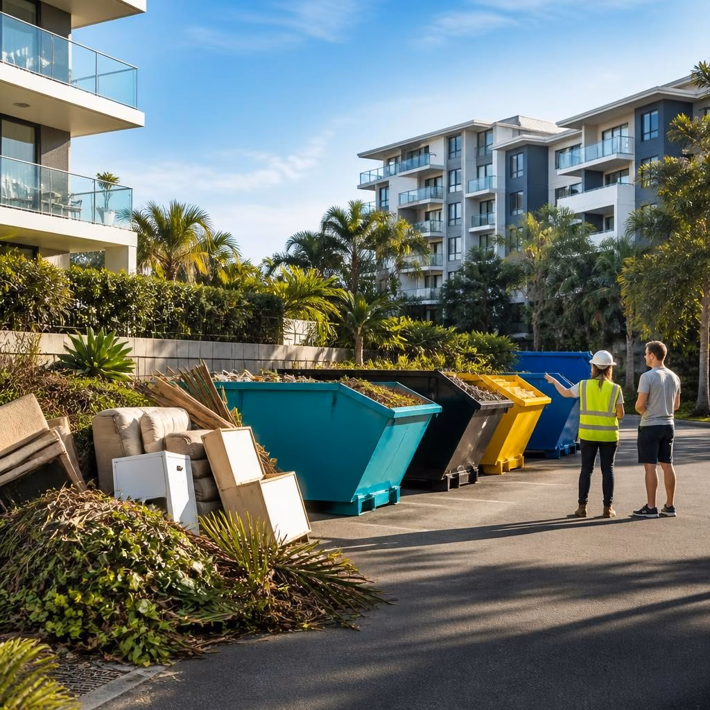 Skip bins for Sunshine Coast strata and body corporates: organising communal skips the smart way