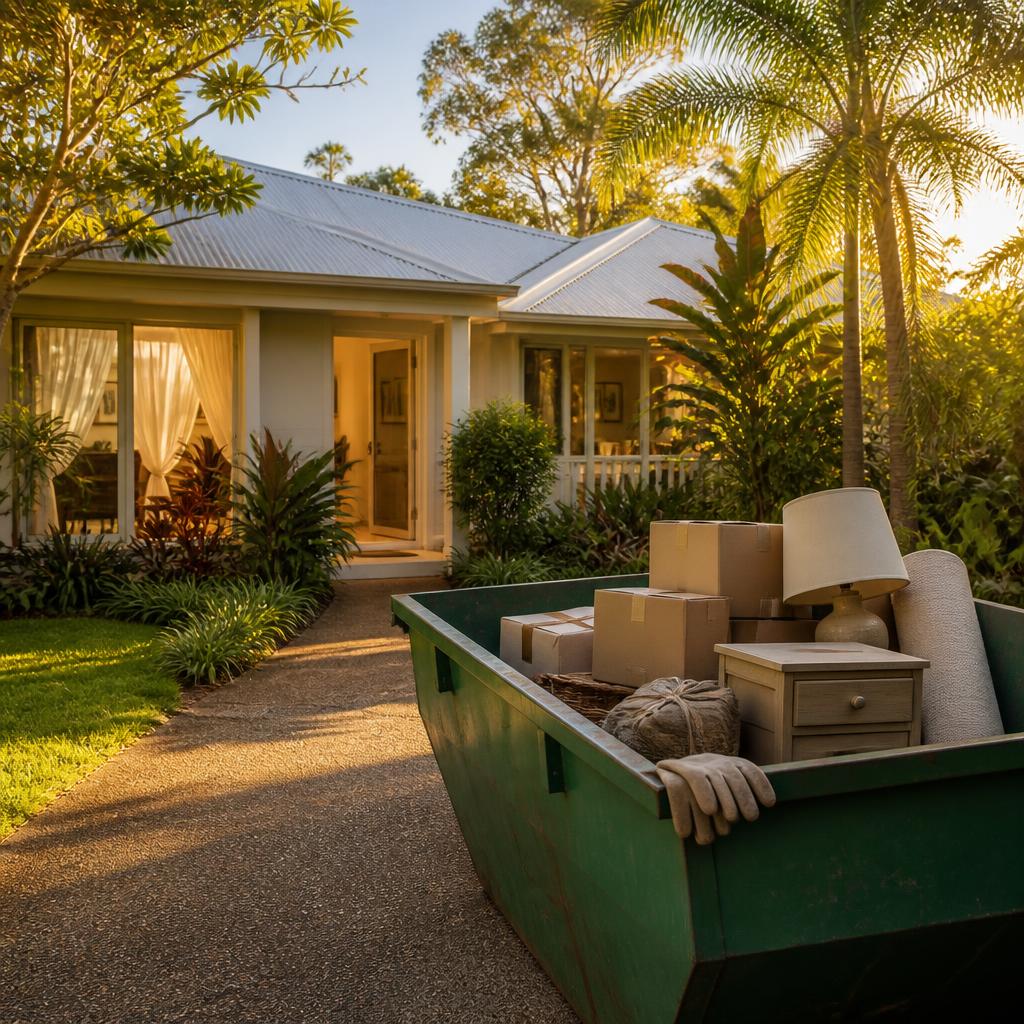 Deceased‑estate cleanouts on the Sunshine Coast: how a skip bin can ease the load