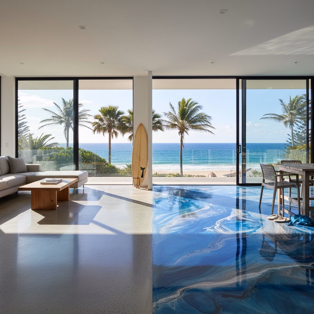 Polished Concrete vs. Epoxy Flooring: Choosing the Best for Your Gold Coast Home