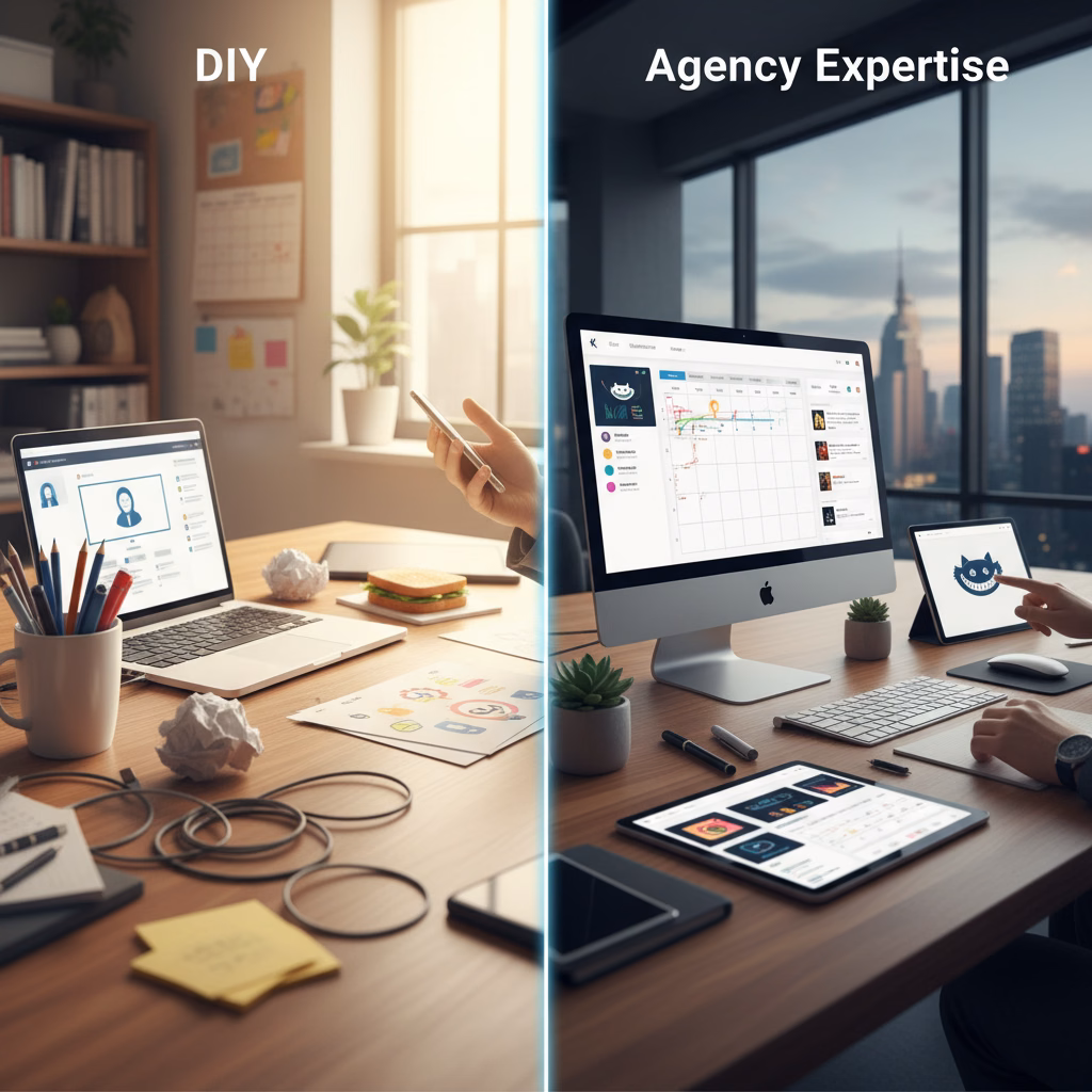 Social Media Management for Cheshire Businesses: DIY vs. Agency Expertise