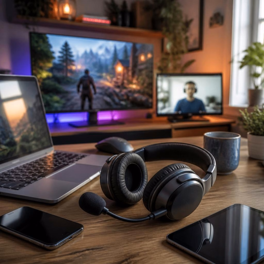 Cómo elegir auriculares multipropósito para jugar, escuchar música y trabajar desde casa