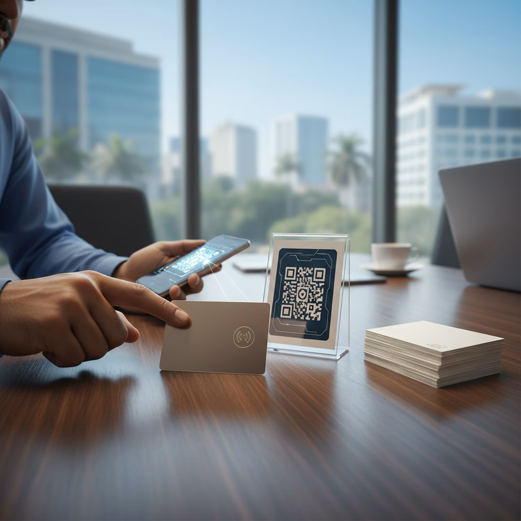 Choosing Your Business Card: A Delhi Entrepreneur's Guide to NFC, QR, and Paper Options