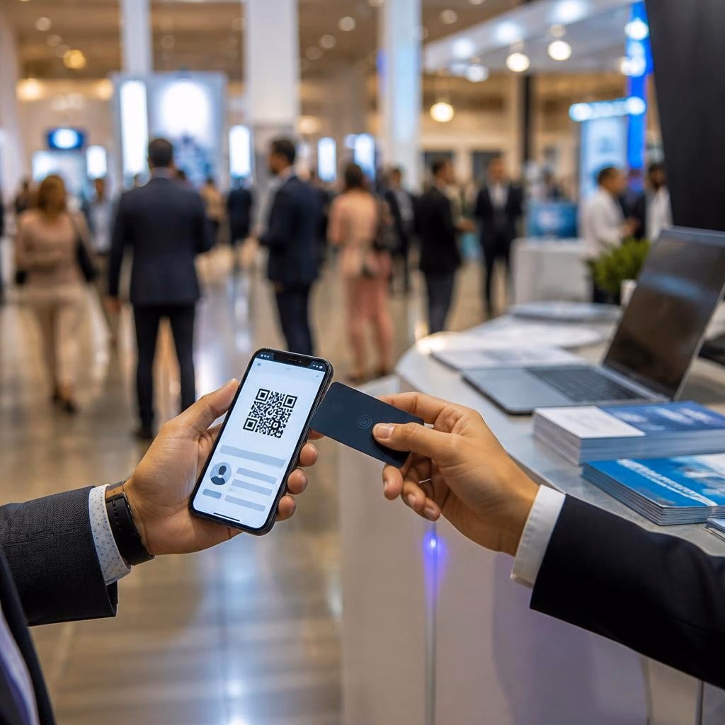 From Expo to Enquiry: Using Digital Business Cards at Trade Shows in India