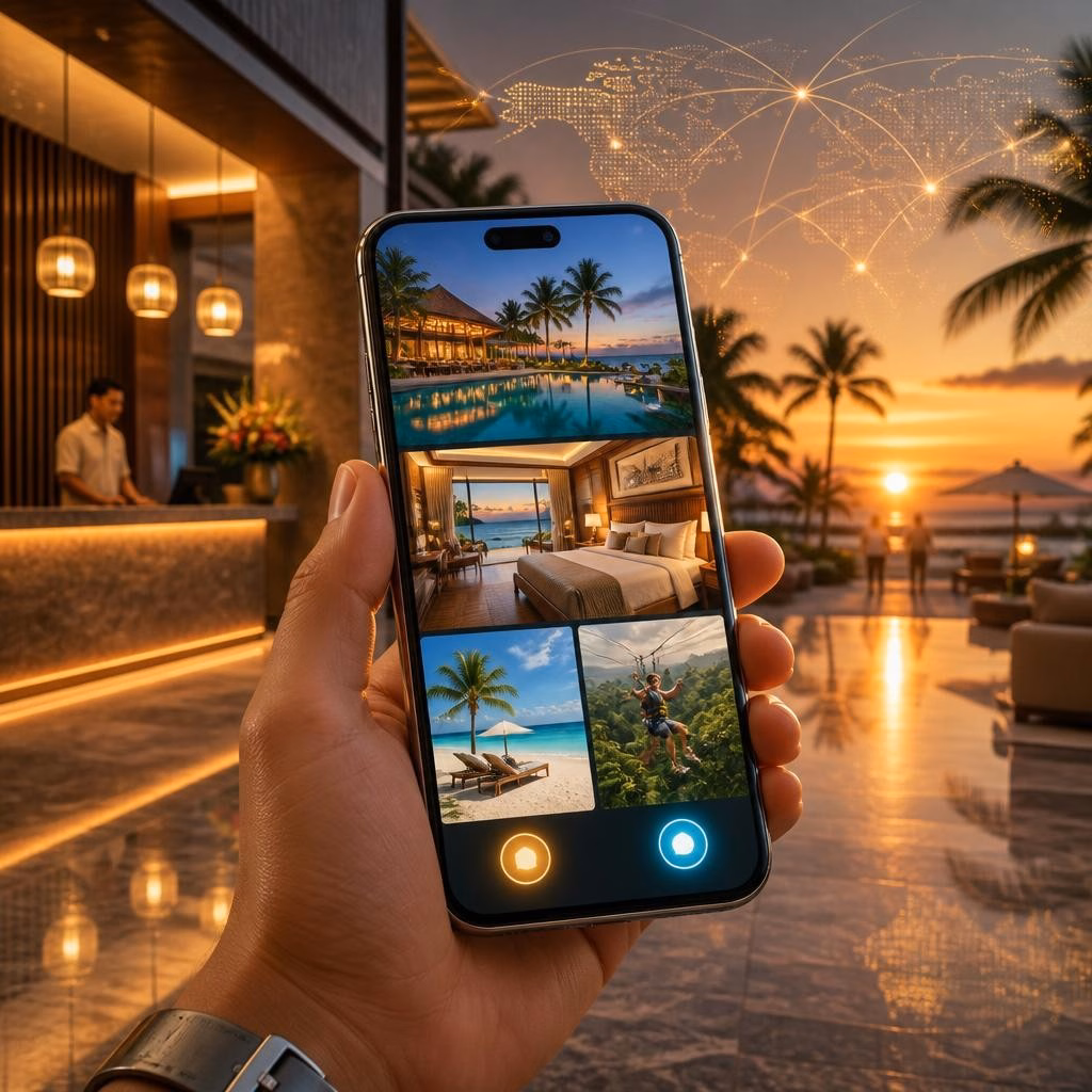 Turning Digital Cards into 24x7 Mobile Brochures for Hotels, Resorts and Tour Operators