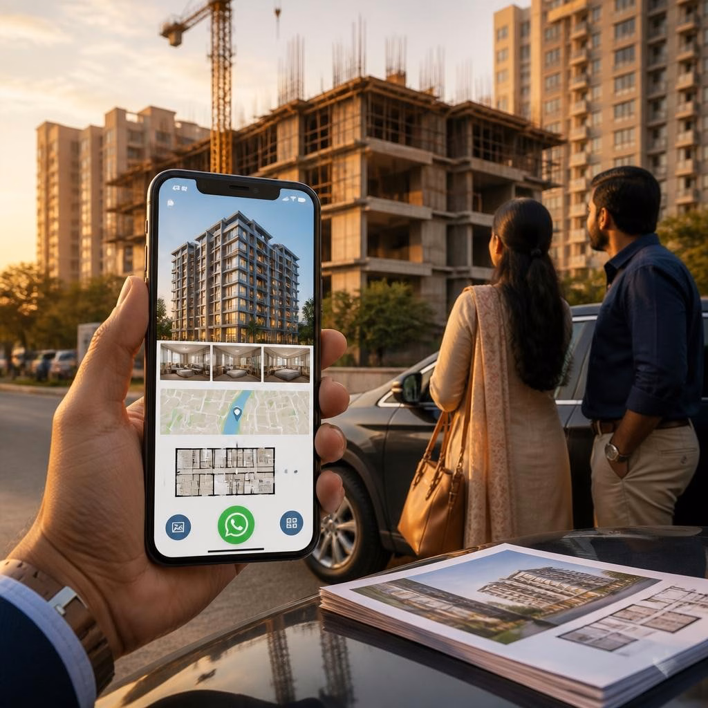 Digital Business Cards for Real Estate Agents in India: Capture Leads at Every Site Visit